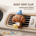 TacnnVzm™ Cute Dog Car Vent Clip Air Freshener, Easy Vent Clip Aroma Diffuser for Car, Compact Dashboard Decoration, Safe Refreshing Scent Clip for Auto Interior, Car Fragrance Accessory for Daily Driving