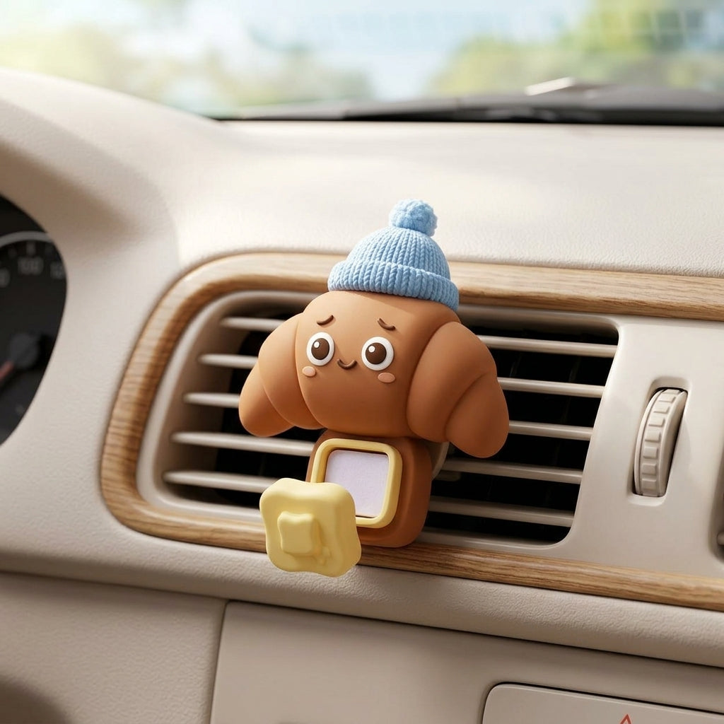 TacnnVzm™ Cute Dog Car Vent Clip Air Freshener, Easy Vent Clip Aroma Diffuser for Car, Compact Dashboard Decoration, Safe Refreshing Scent Clip for Auto Interior, Car Fragrance Accessory for Daily Driving