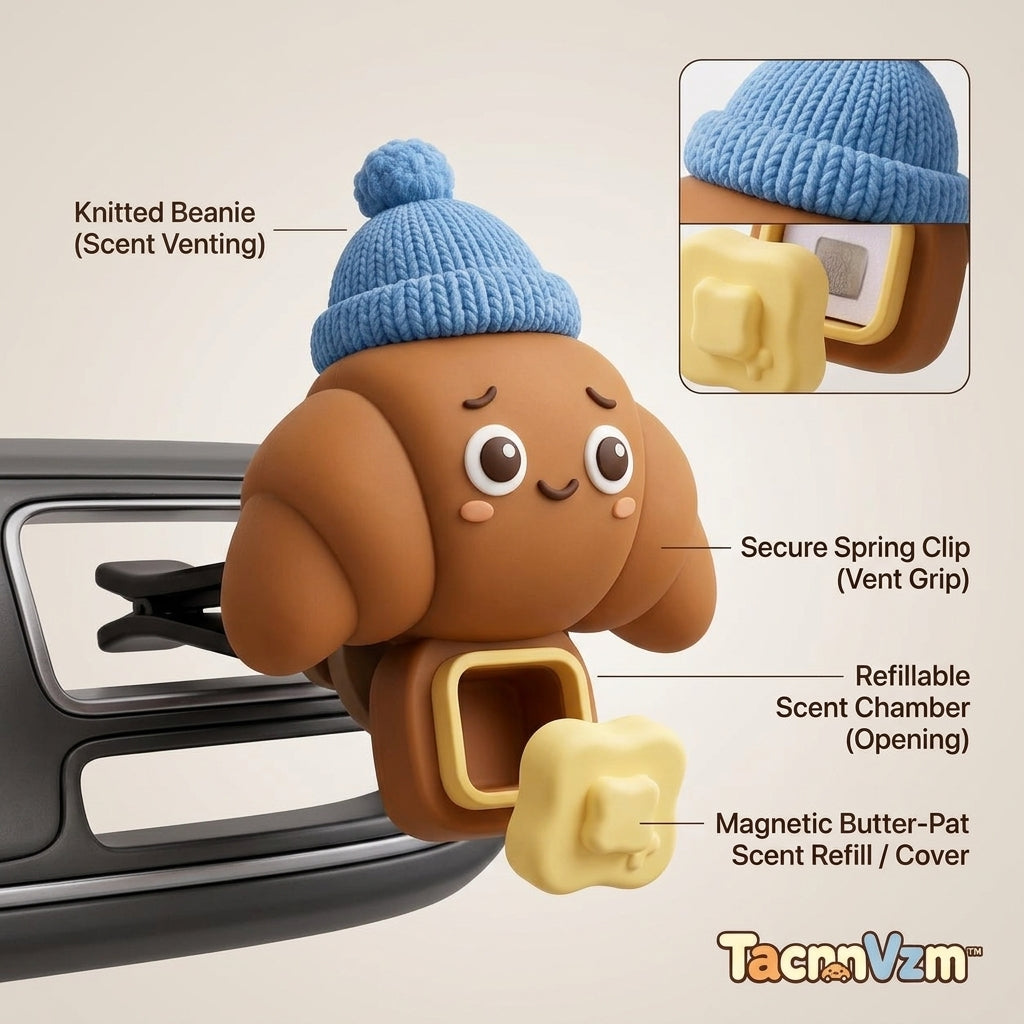 TacnnVzm™ Cute Dog Car Vent Clip Air Freshener, Easy Vent Clip Aroma Diffuser for Car, Compact Dashboard Decoration, Safe Refreshing Scent Clip for Auto Interior, Car Fragrance Accessory for Daily Driving